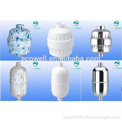 Replaceable Universal Chlorine Remove 3 Stage KDF Carbon Shower Filter Cartridge/ shower water purifer